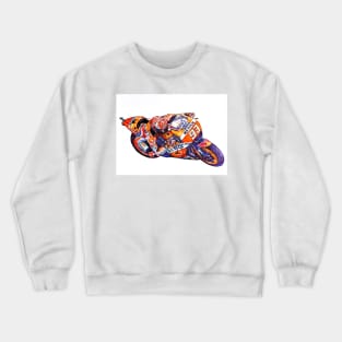 Ballpoint Sketching MotoGP Team No 93 Marc Marquez Crewneck Sweatshirt